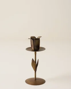 VND6628 Quality Products of India Forged Tulip Taper Holder