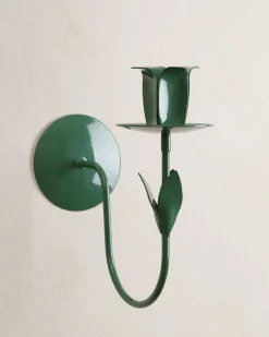 VND6628 Quality Products of India Forged Tulip Wall Sconce