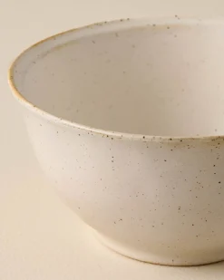 VND6562 Chaozhou Highland Crafts Company Ltd French White Speckle Cereal Bowl