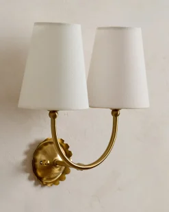 VND6475 StyleCraft Home Collection Gemma Antique-Inspired Double Sconce