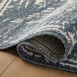 VND0086 Loloi Inc Gigi Denim Ivory Rug