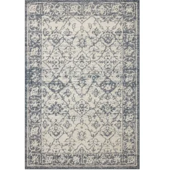 VND0086 Loloi Inc Gigi Ivory Blue Rug