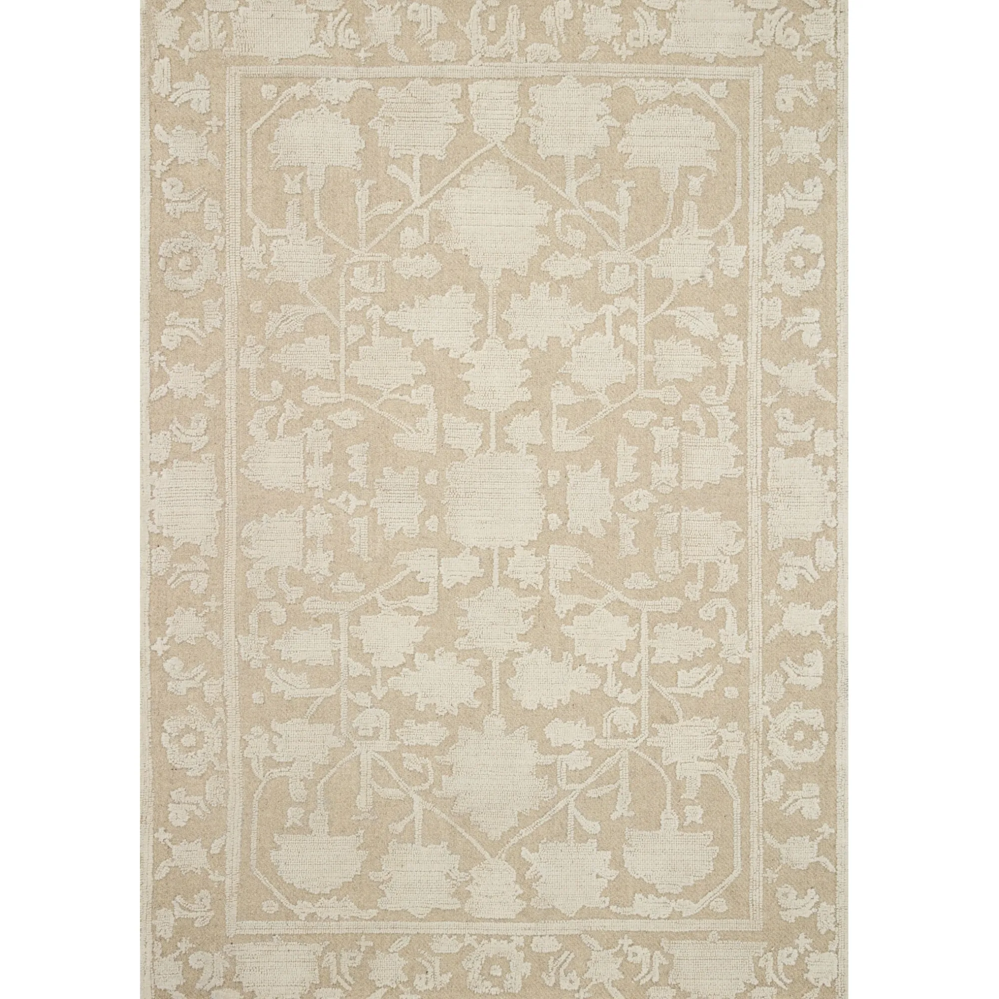 VND0086 Loloi Inc Gloria Natural Ivory Rug