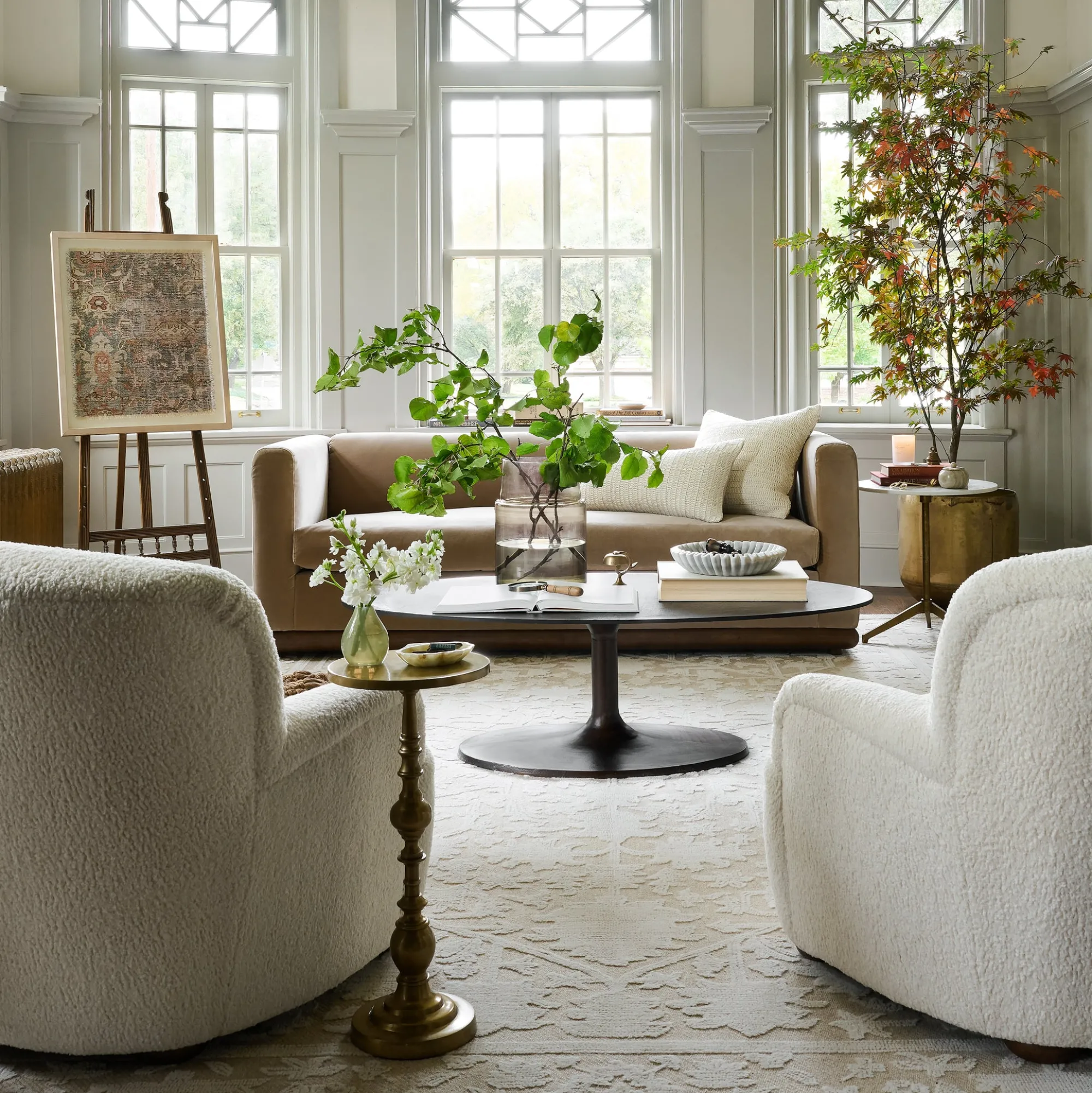 VND0086 Loloi Inc Gloria Natural Ivory Rug