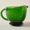 VND6967 S Gopal Overseas Green Glass 4 Cup Measuring Cup