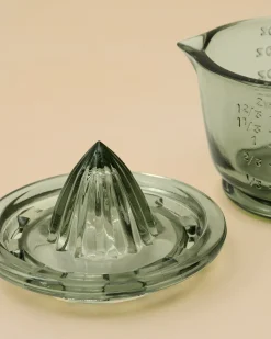 VND7004 BKG OVERSEAS Green Glass Juicer