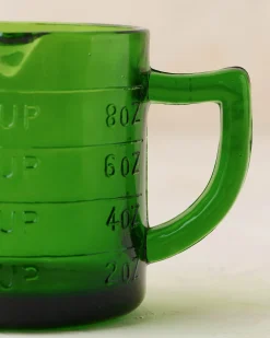 VND6967 S Gopal Overseas Green Glass One Cup Measuring Cup