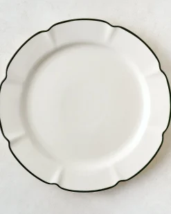 VND7817 FOXSTONE DEVELOPMENT CO.,LTD Green Luna Scalloped Plate