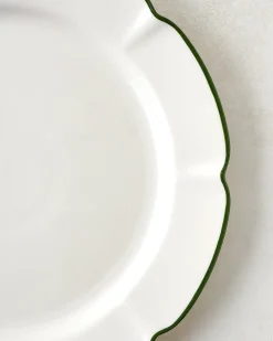VND7817 FOXSTONE DEVELOPMENT CO.,LTD Green Luna Scalloped Plate
