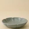 VND7817 FOXSTONE DEVELOPMENT CO.,LTD Green Speckle Heirloom Scallop Pasta Bowl