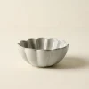 VND0092 Melrose International, LLC Grey Scalloped Cereal Bowl