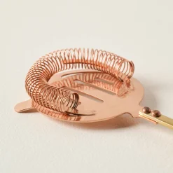 VND0018 Be Home Hammered Copper and Gold Strainer