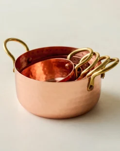 VND0018 Be Home Hammered Copper & Gold Measuring Cups