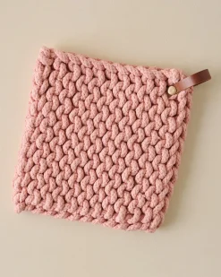 VND0164 Creative Co-op Inc Hand Crocheted Cotton Pot Holder