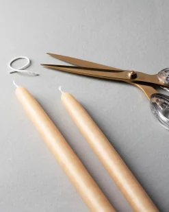 VND5880 Mole Hollow Candles, Ltd. 10" Hand Dipped Spun Finish Tapers