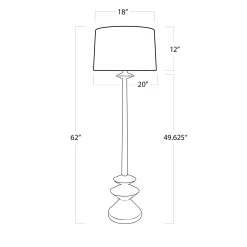 VND7751 Regina Andrew Design Inc Harlow Floor Lamp