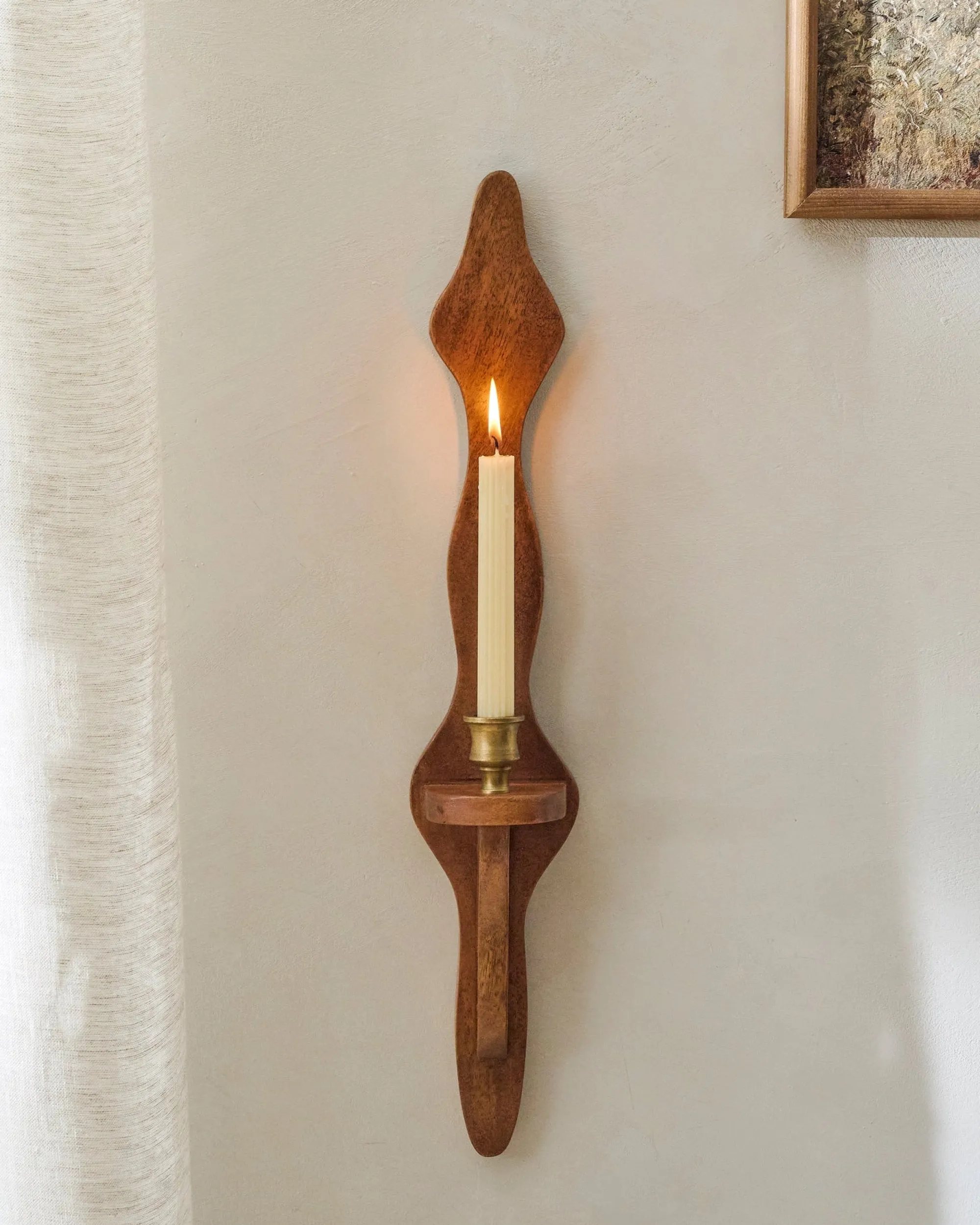 VND7974 Guru Creations Hayes Wooden Wall Sconce, Set of Two