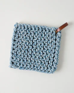 VND0164 Creative Co-op Inc Heathered Hand Crocheted Pot Holder