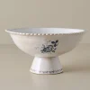VND6562 Chaozhou Highland Crafts Company Ltd Heirloom Garden Floral Pedestal Serving Bowl