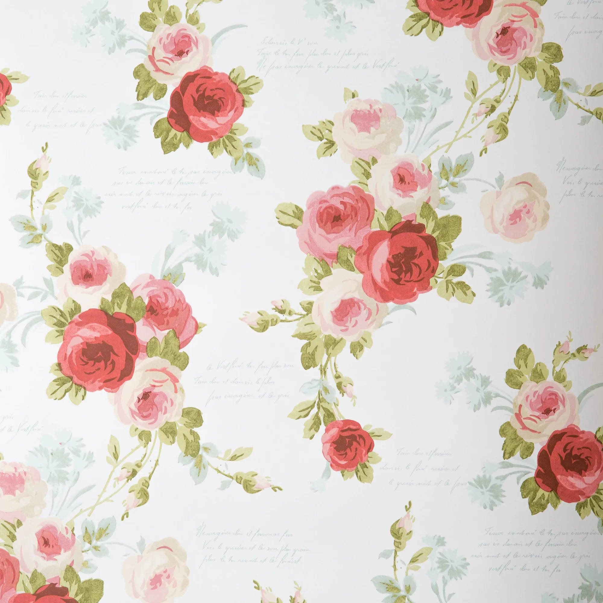 VND2730 York Wallcoverings Heirloom Rose Wallpaper