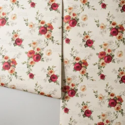 VND2730 York Wallcoverings Heirloom Rose Wallpaper