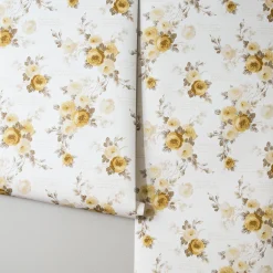 VND2730 York Wallcoverings Heirloom Rose Wallpaper