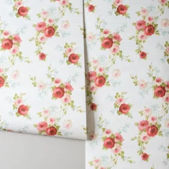 VND2730 York Wallcoverings Heirloom Rose Wallpaper