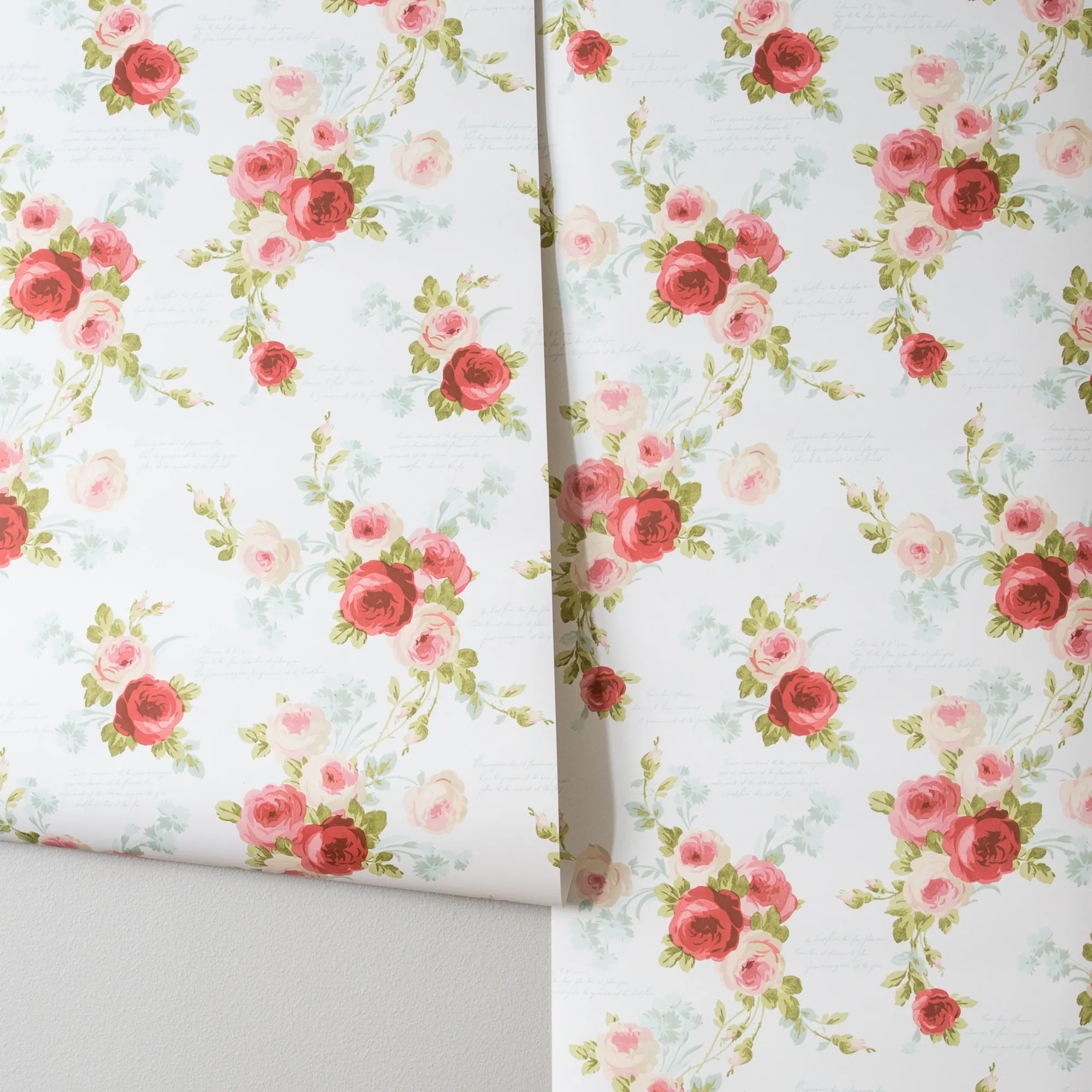 VND2730 York Wallcoverings Heirloom Rose Wallpaper