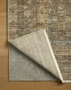 VND0086 Loloi Inc Hillcrest Camel Seaglass Rug