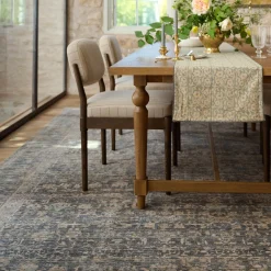 VND0086 Loloi Inc Hillcrest Indigo Sand Rug