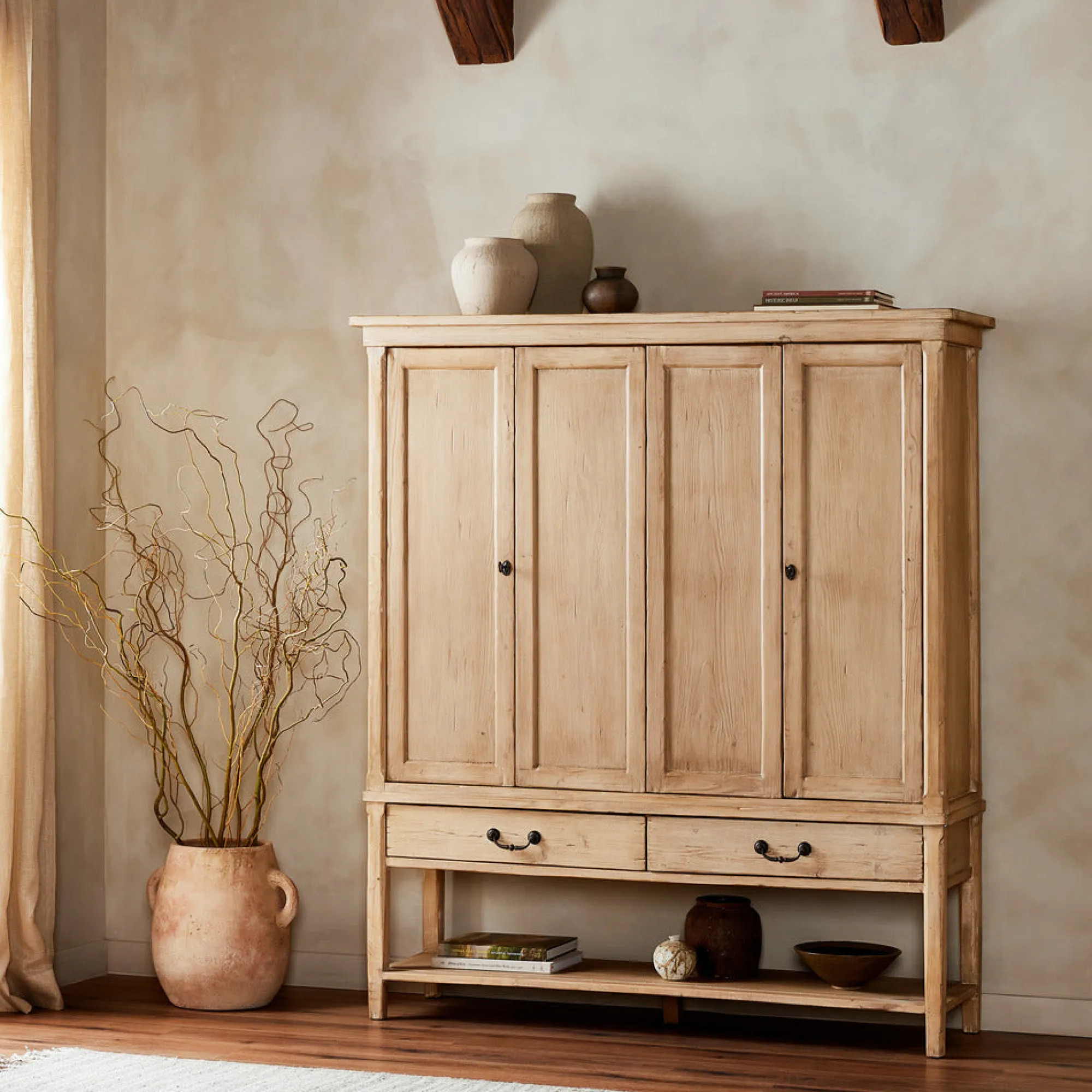 VND6200 Four Hands, LLC Hurston Wide Cabinet