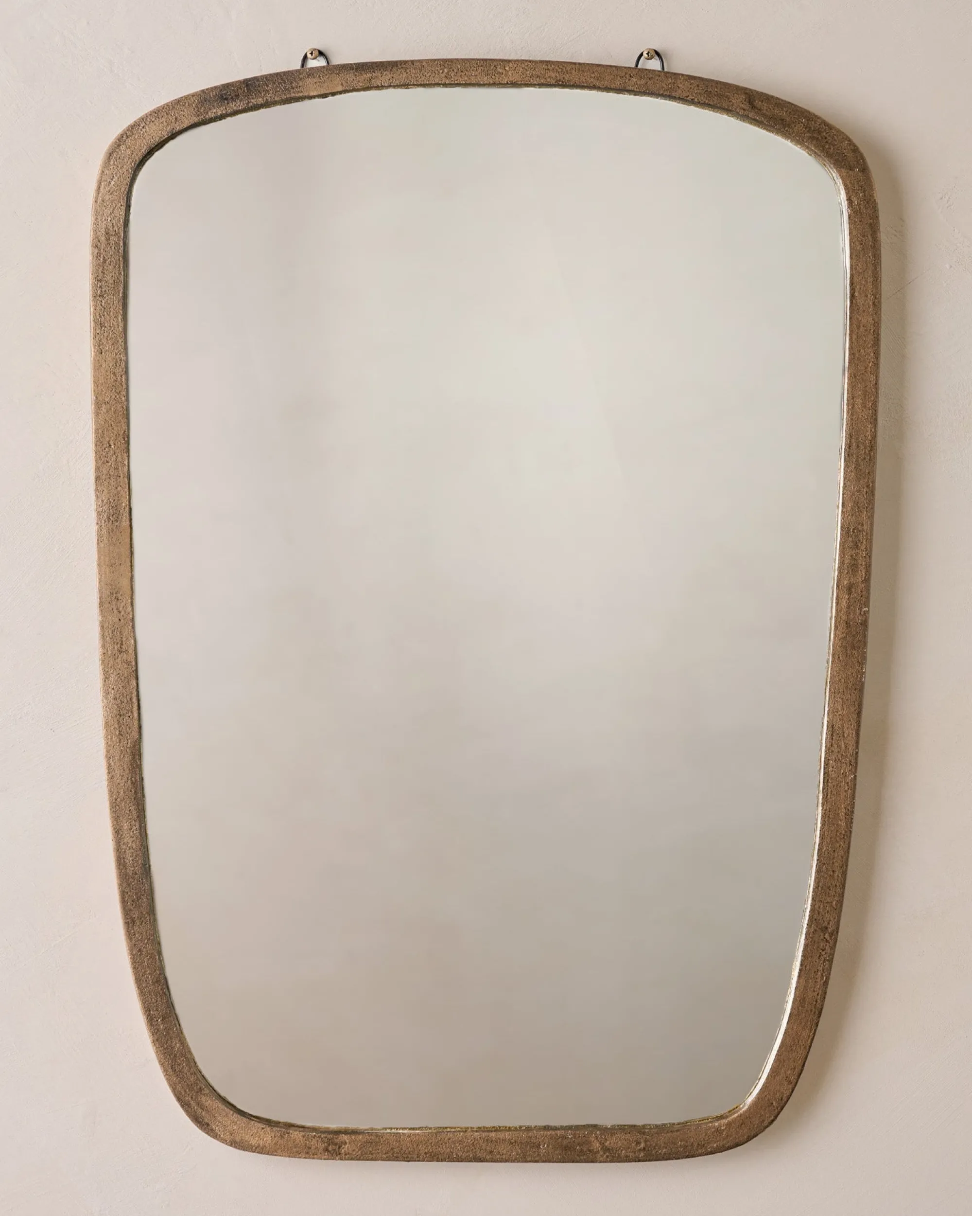 VND0092 Melrose International, LLC Jameson Aged Brass Framed Mirror