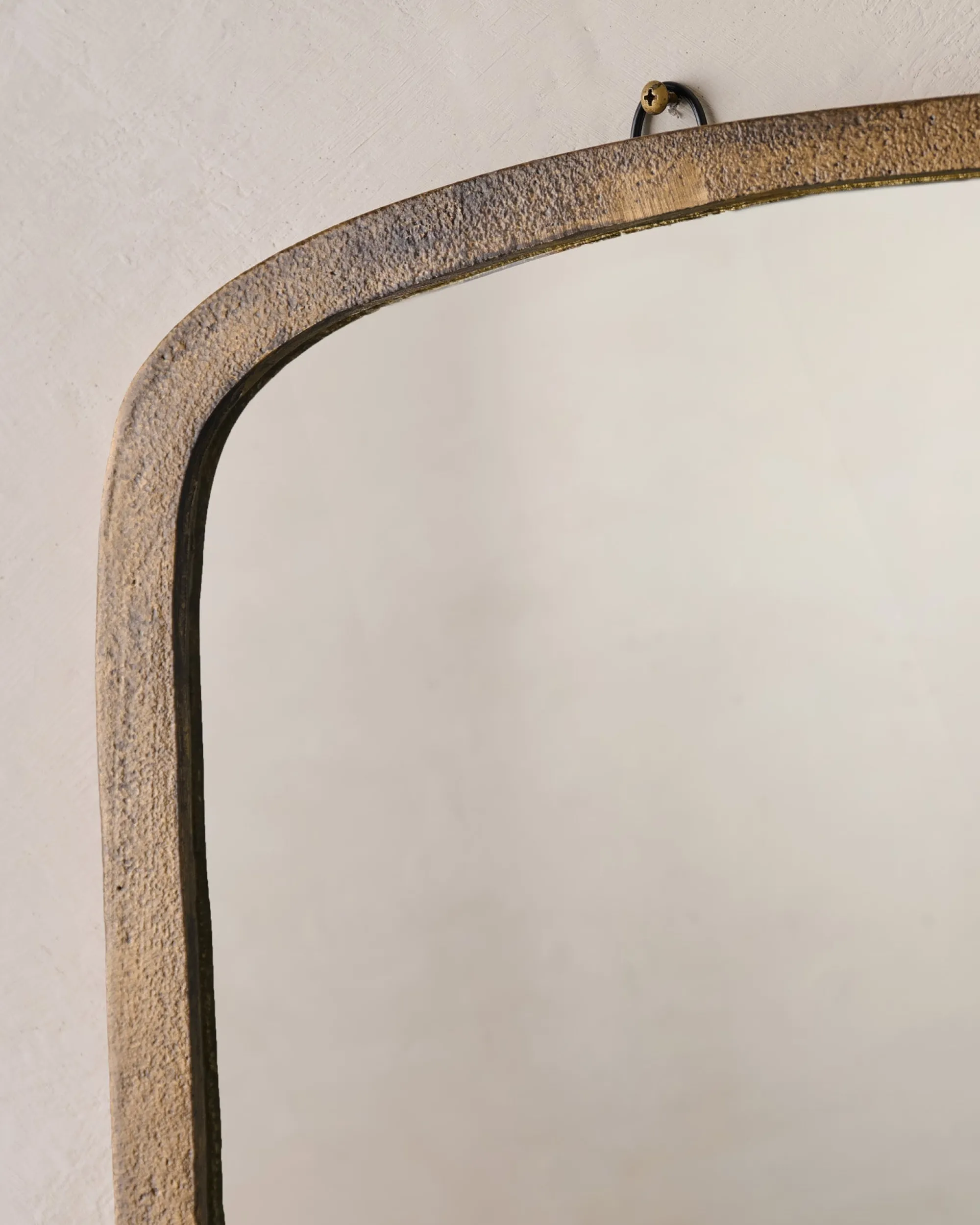 VND0092 Melrose International, LLC Jameson Aged Brass Framed Mirror