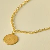 VND5050 Adorn Je T'aime Brass Charm Necklace