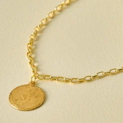 VND5050 Adorn Je T'aime Brass Charm Necklace