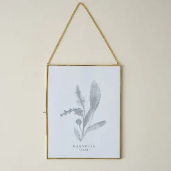 VND7371 True Home Decor Pvt Ltd Josie Hanging Brass Photo Frame