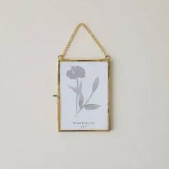 VND7371 True Home Decor Pvt Ltd Josie Hanging Brass Photo Frame