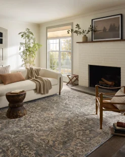 VND0086 Loloi Inc Junie Blue Natural Rug