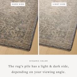 VND0086 Loloi Inc Junie Blue Natural Rug