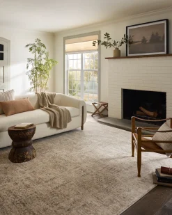 VND0086 Loloi Inc Junie Oatmeal Smoke Rug