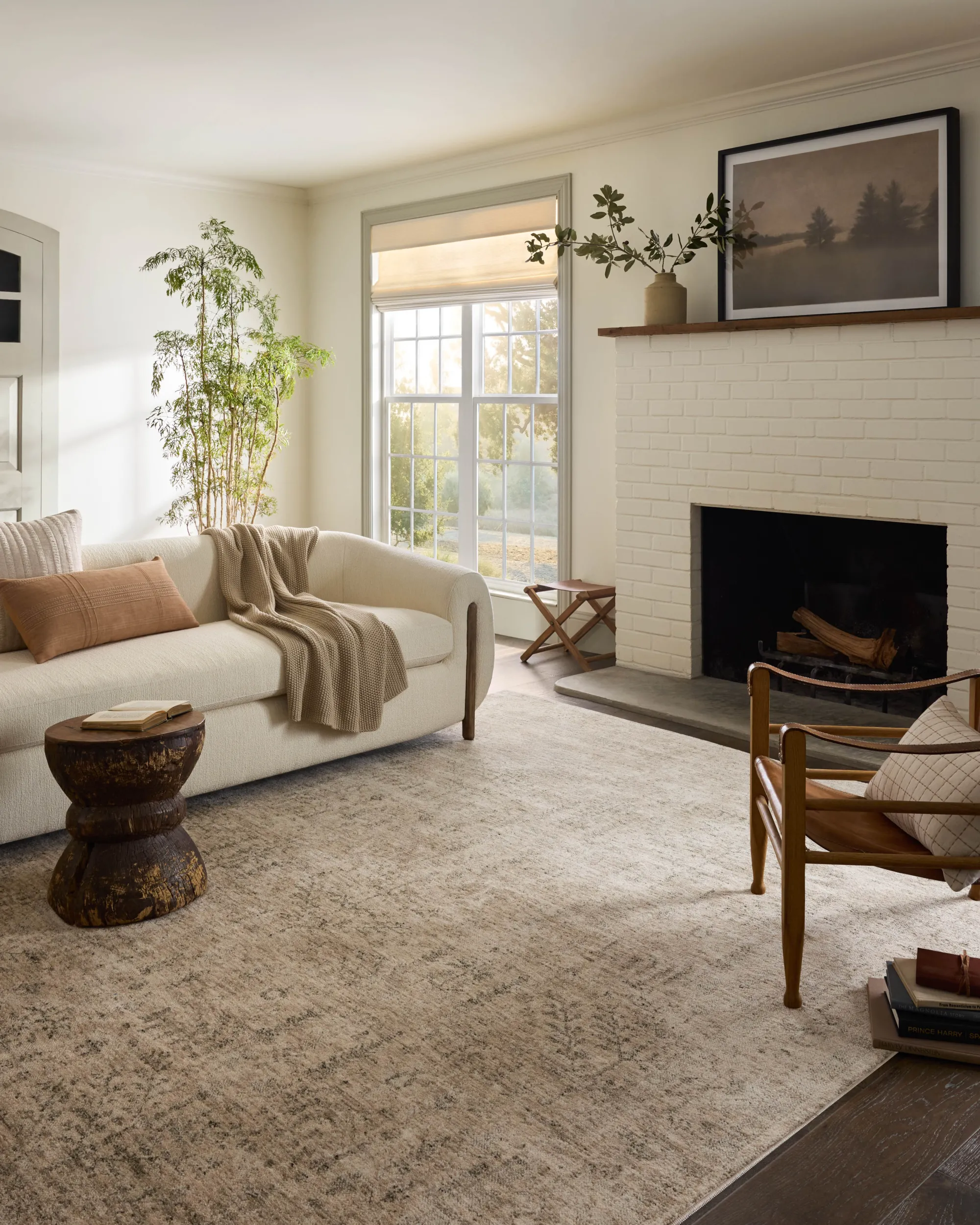 VND0086 Loloi Inc Junie Oatmeal Smoke Rug