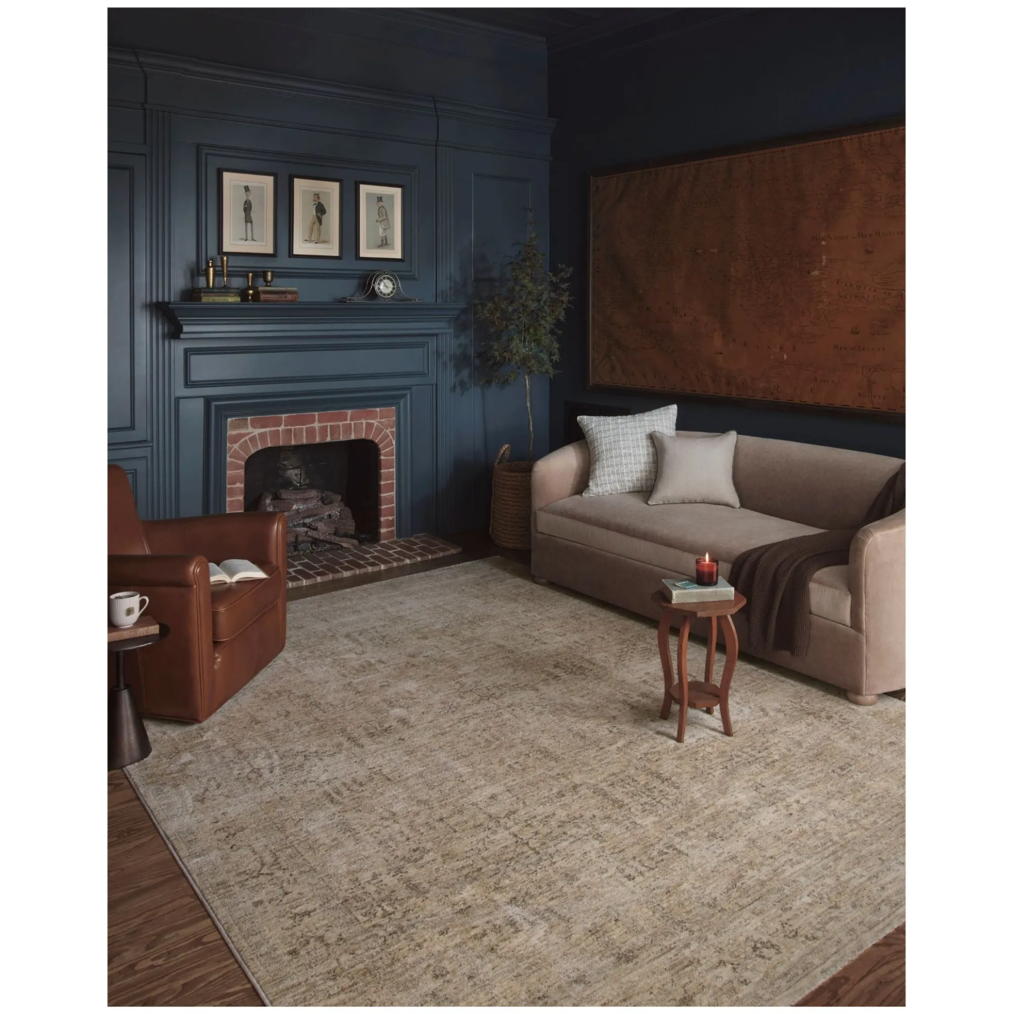 VND0086 Loloi Inc Junie Oatmeal Smoke Rug