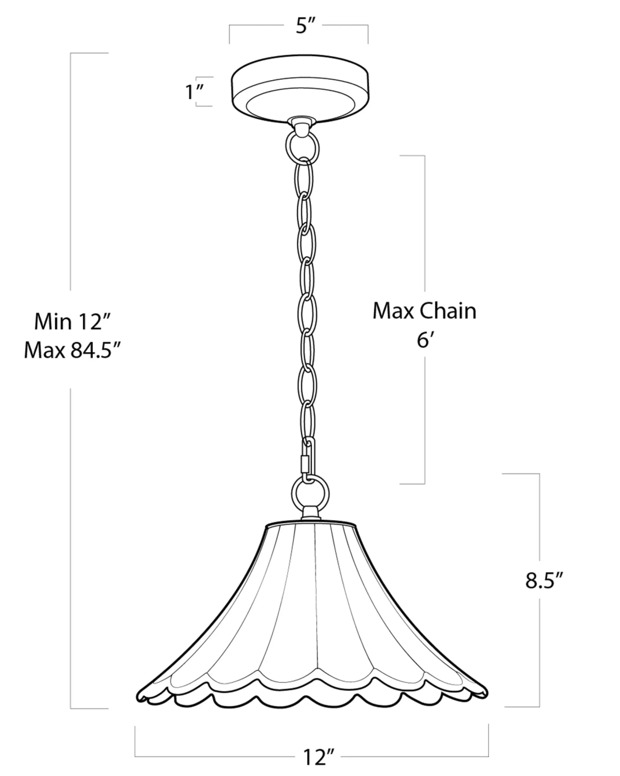 VND7751 Regina Andrew Design Inc Landry Pendant