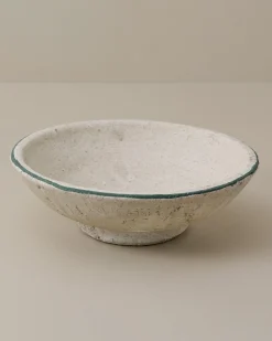 VND0092 Melrose International, LLC Lane Green Rimmed Decorative Bowl