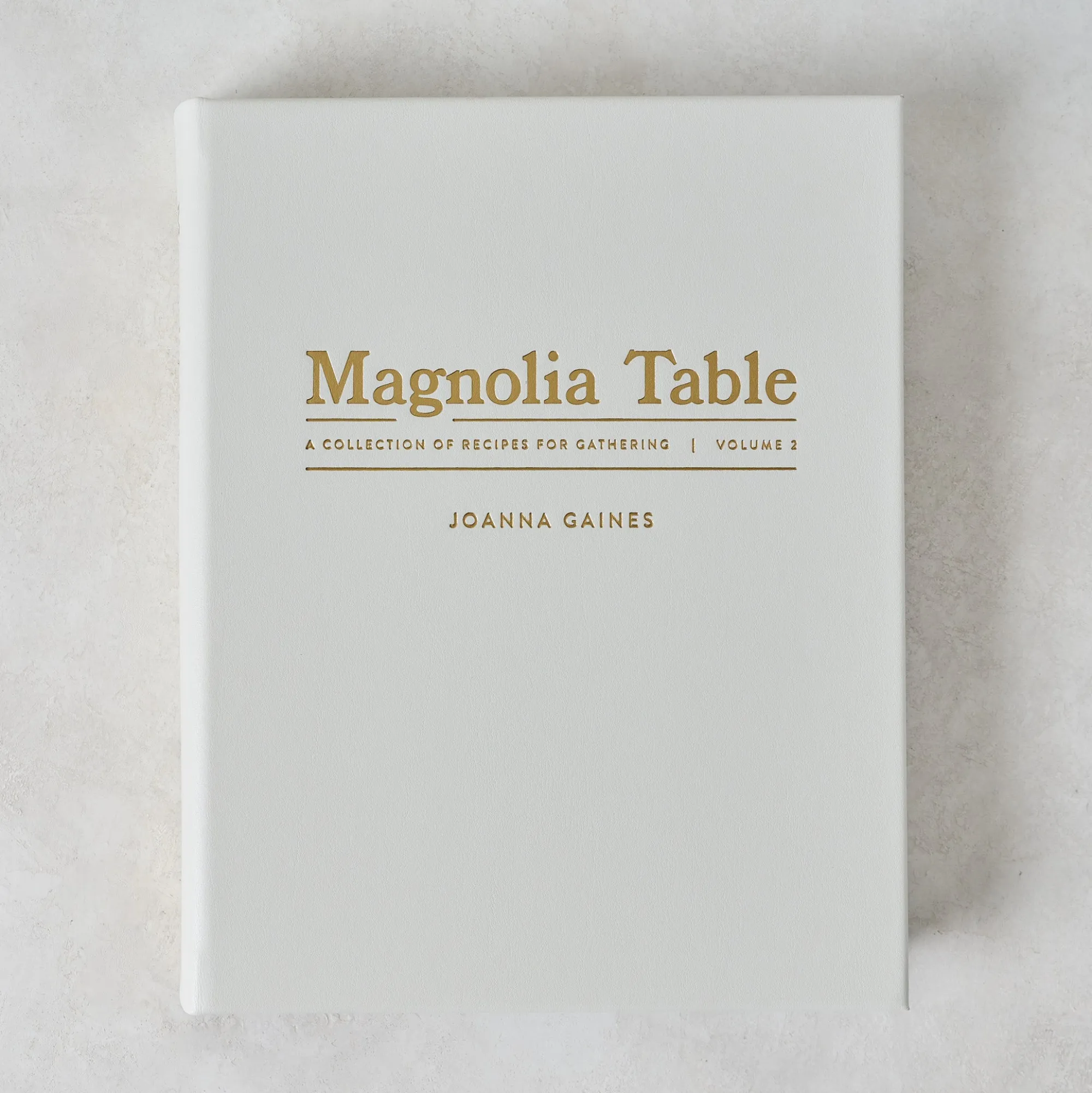 VND7961 Graphic Image Inc Leather Bound Magnolia Table Cookbook, Volume 2