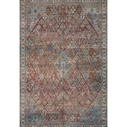 VND0086 Loloi Inc Lenna Brick Sky Rug