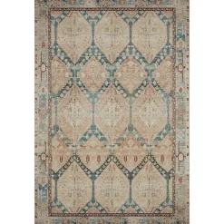 VND0086 Loloi Inc Lenna Denim Sand Rug