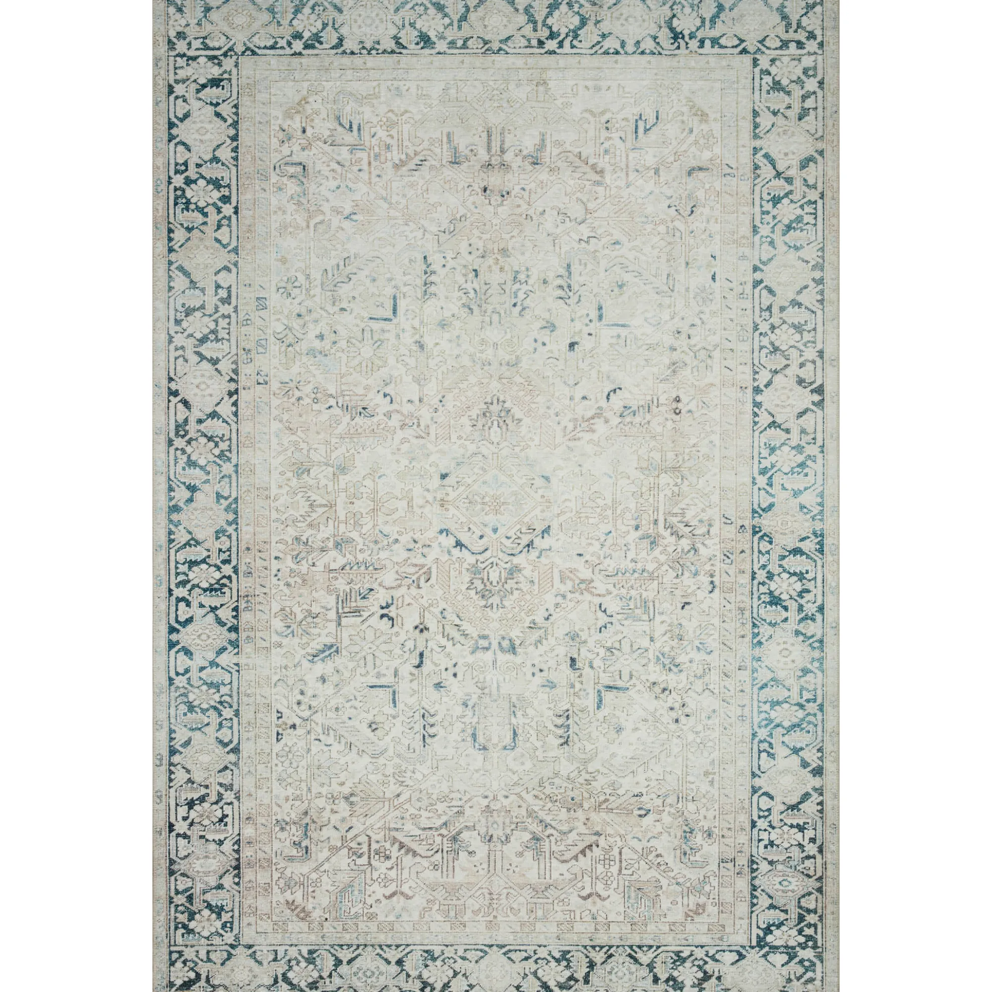 VND0086 Loloi Inc Lenna Natural Denim Rug