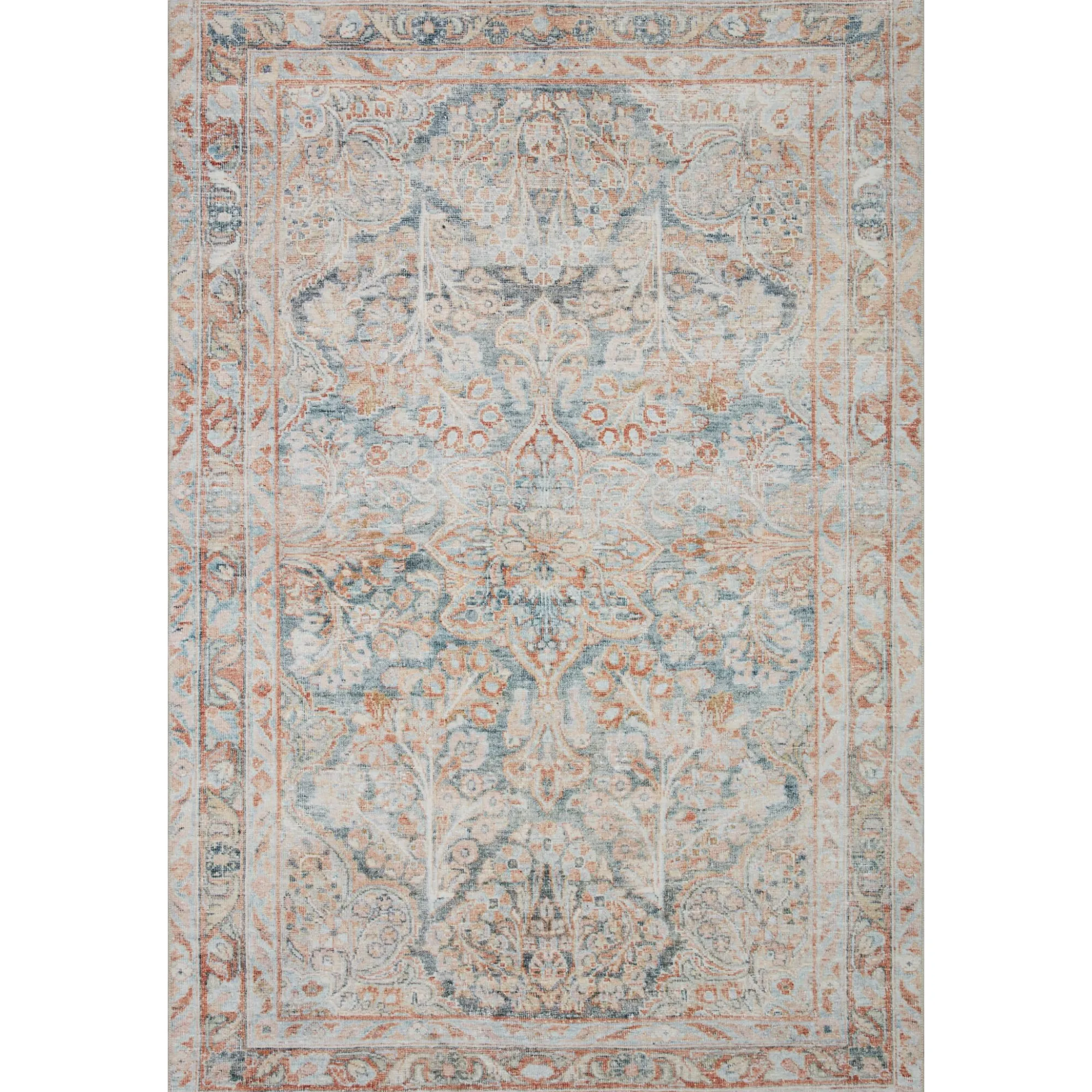 VND0086 Loloi Inc Lenna Ocean Apricot Rug