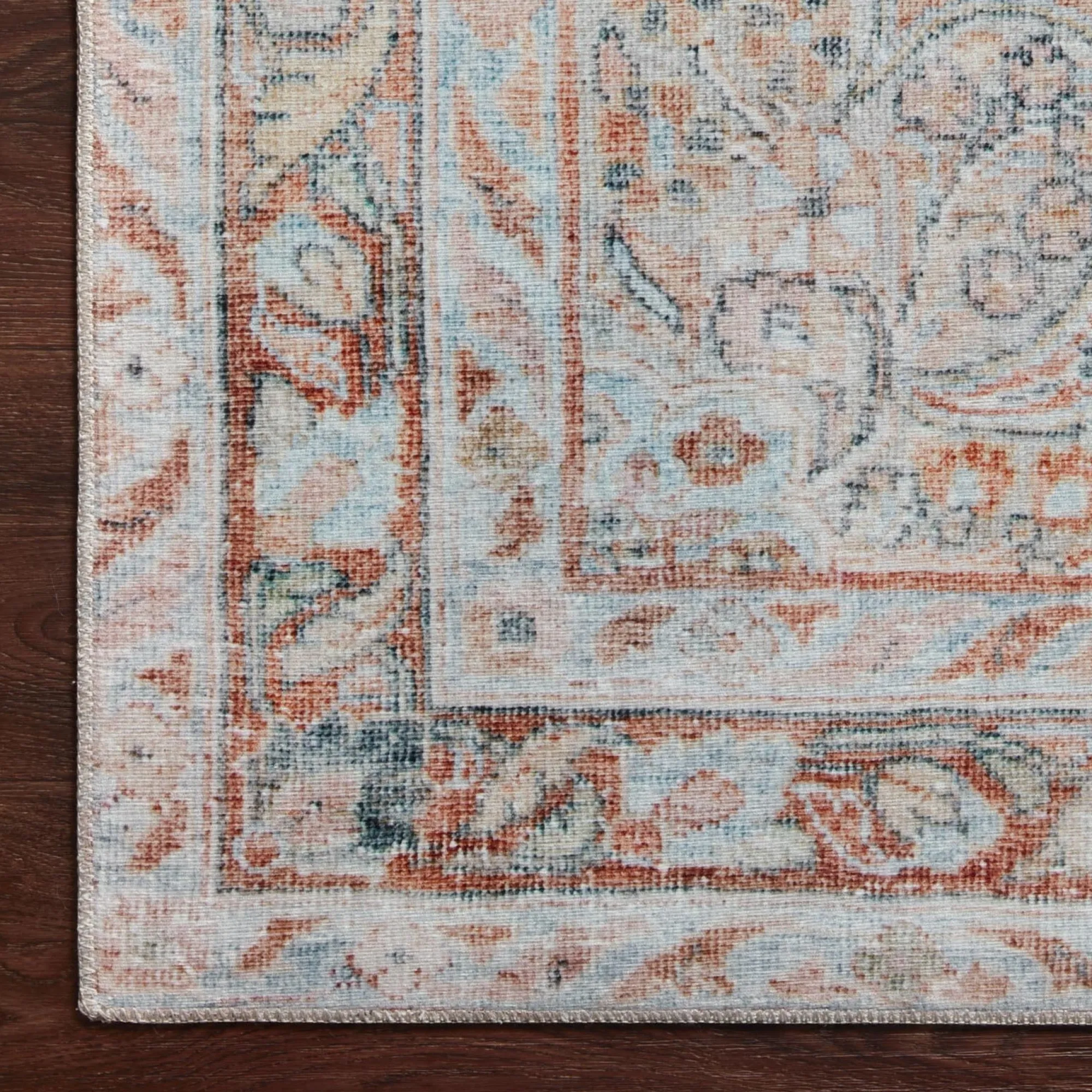 VND0086 Loloi Inc Lenna Ocean Apricot Rug